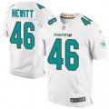 Miami Dolphins #46 Neville Hewitt Elite White NFL Jersey
