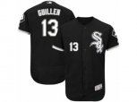 Chicago White Sox #13 Ozzie Guillen Black Flexbase Authentic Collection MLB Jersey