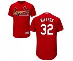 St. Louis Cardinals #32 Matt Wieters Red Alternate Flex Base Authentic Collection Baseball Jersey