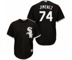 Chicago White Sox #74 Eloy Jimenez Replica Black Alternate Home Cool Base Baseball Jersey