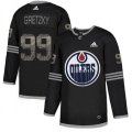 Edmonton Oilers #99 Wayne Gretzky Black Authentic Classic Stitched NHL Jersey