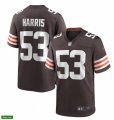 Cleveland Browns #53 Nick Harris Nike Brown Home Vapor Limited Jersey