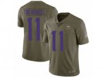 Minnesota Vikings #11 Laquon Treadwell Limited Olive 2017 Salute to Service NFL Jersey
