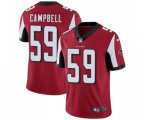 Atlanta Falcons #59 De'Vondre Campbell Red Team Color Vapor Untouchable Limited Player Football Jersey
