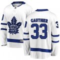 Toronto Maple Leafs #33 Frederik Gauthier Fanatics Branded White Away Breakaway NHL Jersey