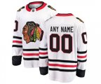 Chicago Blackhawks Customized Fanatics Branded White Away Breakaway NHL Jersey