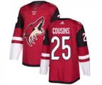 Arizona Coyotes #25 Nick Cousins Authentic Burgundy Red Home Hockey Jersey