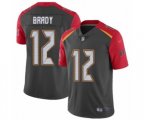 Tampa Bay Buccaneers #12 Tom Brady Limited Gray Inverted Legend Football Jersey