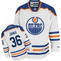 Edmonton Oilers #36 Jussi Jokinen Authentic White Away NHL Jersey