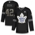 Toronto Maple Leafs #42 Tyler Bozak Black Authentic Classic Stitched NHL Jersey