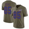 Buffalo Bills #85 Charles Clay Limited Olive 2017 Salute to Service NFL Jersey
