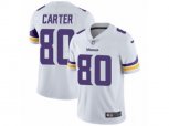 Minnesota Vikings #80 Cris Carter Vapor Untouchable Limited White NFL Jersey