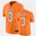 Miami Dolphins #3 Will Fuller V Nike Orange Color Rush Limited Jersey