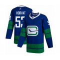 Vancouver Canucks #53 Bo Horvat Authentic Royal Blue Alternate Hockey Jersey