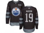 Edmonton Oilers #19 Patrick Maroon Black 1917-2017 100th Anniversary Stitched NHL Jersey