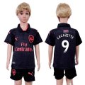 2017-18 Arsenal 9 LACAZETTE Third Away Youth Soccer Jersey