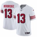 San Francisco 49ers #13 Aaron Burbridge Limited White Rush Vapor Untouchable NFL Jersey