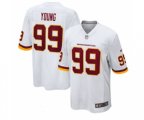Washington Redskins #99 Chase Young Game White 2020 New Football Jersey