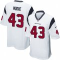 Houston Texans #43 Corey Moore Game White NFL Jersey
