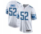 Detroit Lions #52 Christian Jones Game White Football Jersey