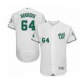 Washington Nationals #64 James Bourque White Celtic Flexbase Authentic Collection Baseball Player Jersey