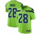 Seattle Seahawks #28 Ugo Amadi Limited Green Rush Vapor Untouchable Football Jersey