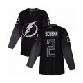 Tampa Bay Lightning #2 Luke Schenn Authentic Black Alternate Hockey Jersey