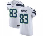 Seattle Seahawks #83 David Moore White Vapor Untouchable Elite Player Football Jersey
