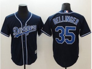Los Angeles Dodgers #35 Cody Bellinger Navy Blue New Cool Base Stitched Baseball Jersey
