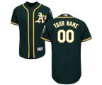 Oakland Athletics Customized Green Alternate Flex Base Authentic Collection Baseball Jersey