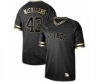Houston Astros #43 Lance McCullers Authentic Black Gold Fashion Baseball Jersey