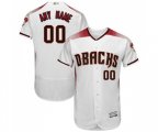 Arizona Diamondbacks Customized White Home Authentic Collection Flex Base Baseball Jersey
