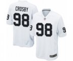 Oakland Raiders #98 Maxx Crosby Game White Football Jersey