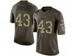 Los Angeles Rams #43 John Johnson Limited Green Salute to Service NFL Jersey