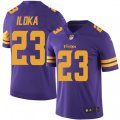Minnesota Vikings #23 George Iloka Limited Purple Rush Vapor Untouchable NFL Jersey