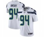 Seattle Seahawks #94 Ezekiel Ansah White Vapor Untouchable Limited Player Football Jersey