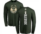 Milwaukee Bucks #6 Eric Bledsoe Green Backer Long Sleeve T-Shirt