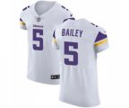 Minnesota Vikings #5 Dan Bailey White Vapor Untouchable Elite Player Football Jersey
