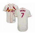 St. Louis Cardinals #7 Andrew Knizner Cream Alternate Flex Base Authentic Collection Baseball Player Jersey