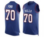 Buffalo Bills #70 Cody Ford Limited Royal Blue Player Name & Number Tank Top Football Jersey