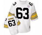 Pittsburgh Steelers #63 Dermontti Dawson White Authentic Throwback Football Jersey