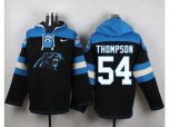 Carolina Panthers #54 Shaq Thompson Black Player Pullover NFL Hoodie
