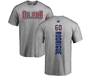 Edmonton Oilers #60 Olivier Rodrigue Ash Backer T-Shirt