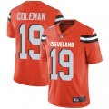 Cleveland Browns #19 Corey Coleman Orange Alternate Vapor Untouchable Limited Player NFL Jersey