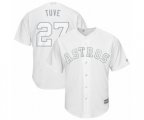 Houston Astros #27 Jose Altuve Tuve Authentic White 2019 Players Weekend Baseball Jersey