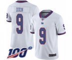 New York Giants #9 Riley Dixon Limited White Rush Vapor Untouchable 100th Season Football Jersey