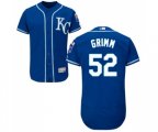 Kansas City Royals #52 Justin Grimm Royal Blue Alternate Flex Base Authentic Collection Baseball Jersey