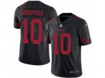 San Francisco 49ers #10 Jimmy Garoppolo Limited Black Rush Vapor Untouchable NFL Jersey