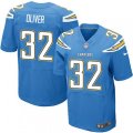 Los Angeles Chargers #32 Branden Oliver Elite Electric Blue Alternate NFL Jersey