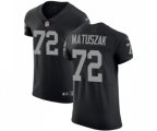 Oakland Raiders #72 John Matuszak Black Team Color Vapor Untouchable Elite Player Football Jersey